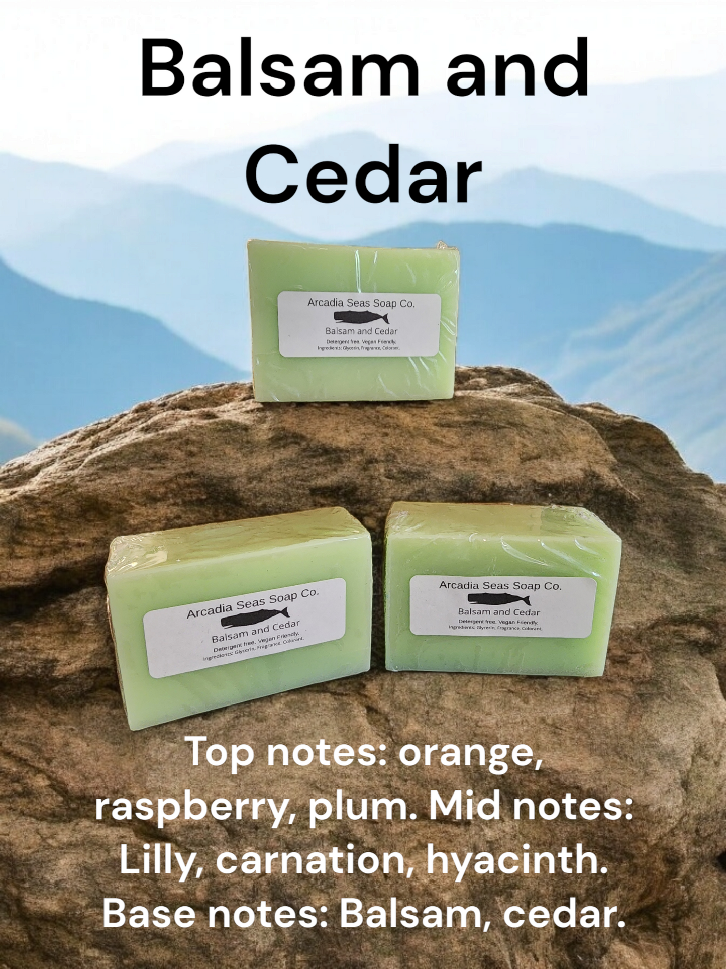 Balsam and Cedar Bar Soap
